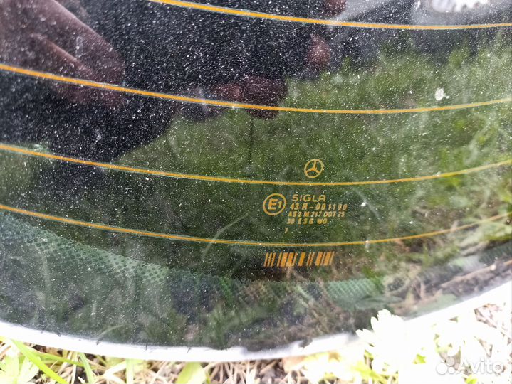 Стекло заднее Mercedes w210 1997г седан