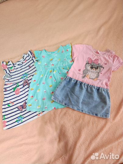 Платье для девочки 74 80