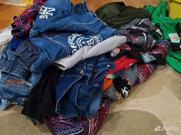 Детские вещи пакетом на мальчика 4-6 лет