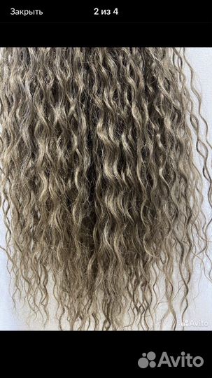 Волосы афрокудри люкс + канекалон