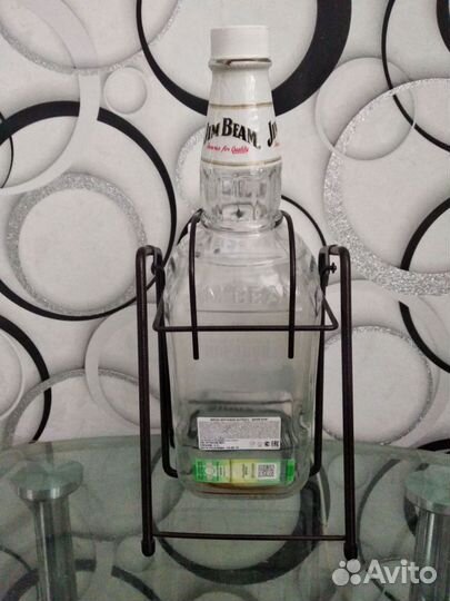 Бутылка из под виски, 3 литра качель