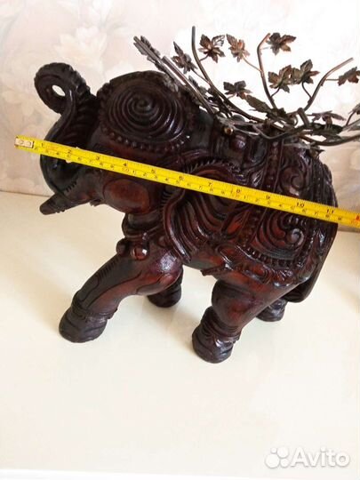 Статуэтка слон большой, дерево