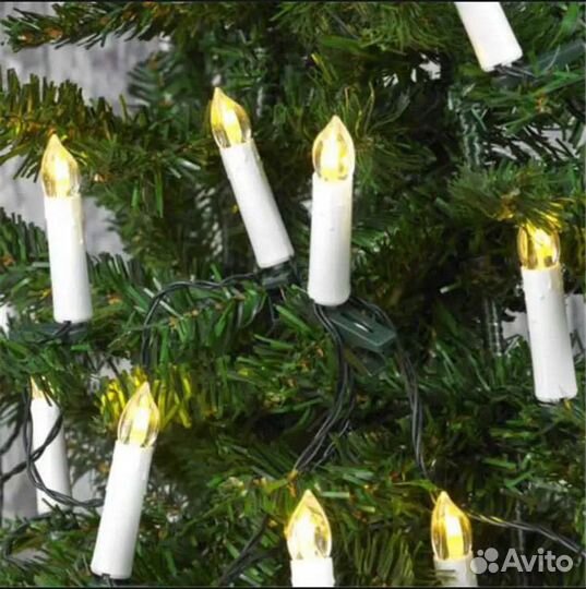 Свечи на елку/ гирлянда