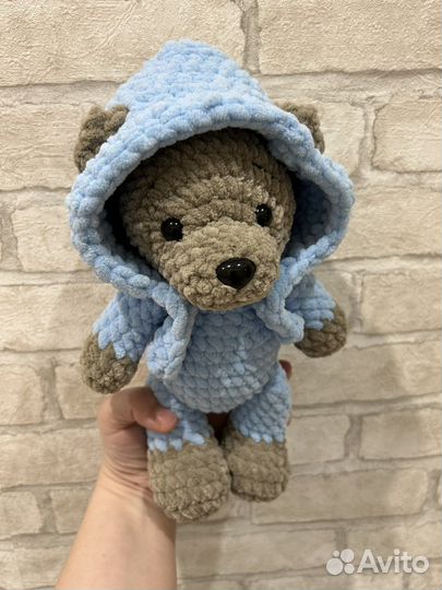 Мягкая игрушка мишка в люльке