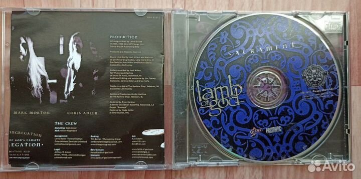 Lamb Of God – Sacrament 2006 CD