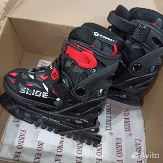 Коньки детские, размер 26-31