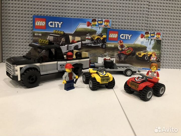 Lego City 60148 Гоночная команда квадроциклов