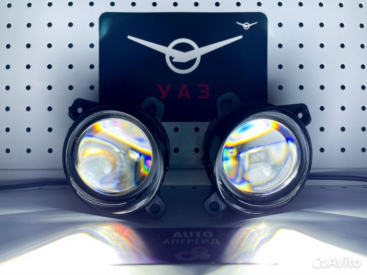 Противотуманные фары УАЗ Патриот 120W premium