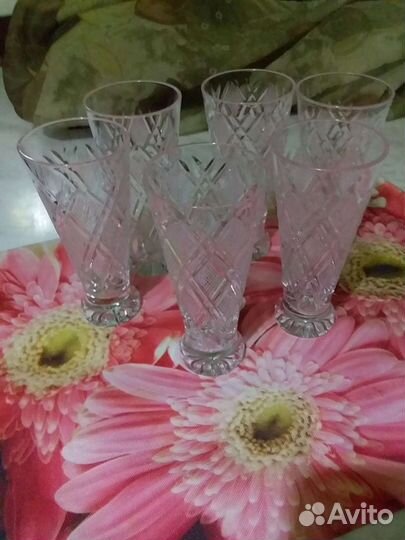 Фужеры хрустальные Югославия