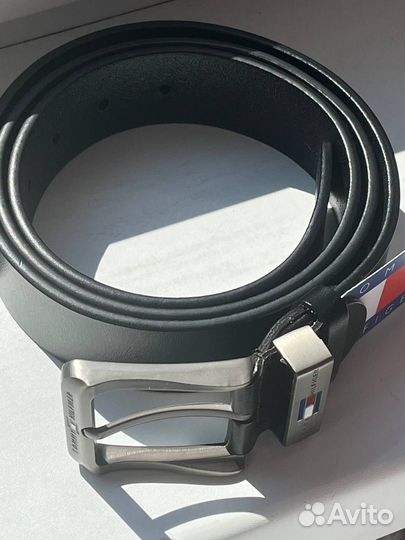 Мужской кожаный ремень Lacoste и Tommy Hilfiger