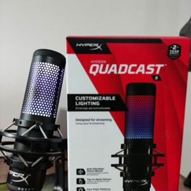 Качественный Студийный Микрофон(HyperX QuadCastS)