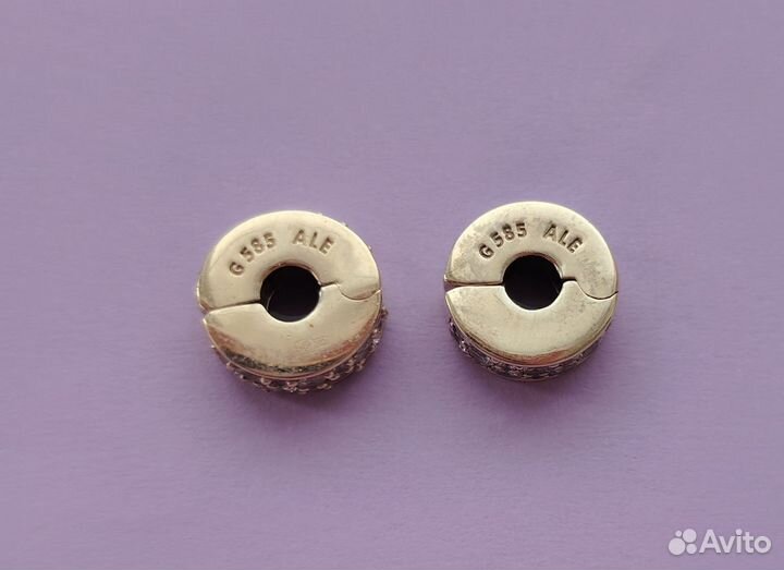 Золотые шармы пандора