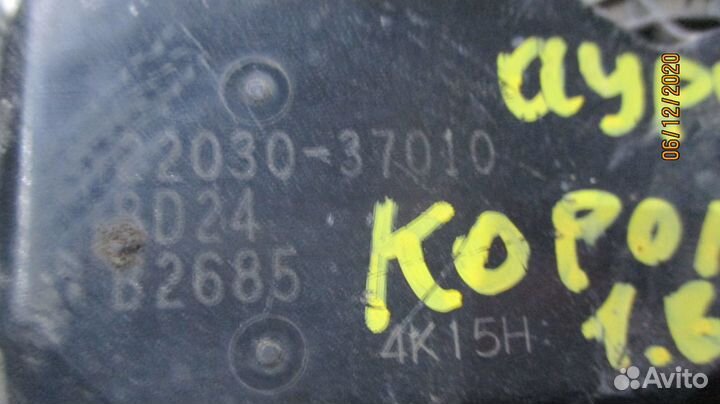 Королла 150 аурис дроссель 1.6 1ZR 2203037010