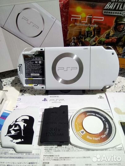 PSP 2000 slim Star Wars 4Гб новая прошитая