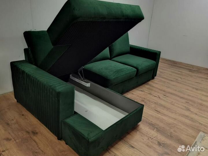 Большой угловой диван / диван кровать