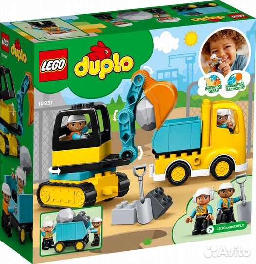 Lego duplo 10931 Грузовик и гусеничный