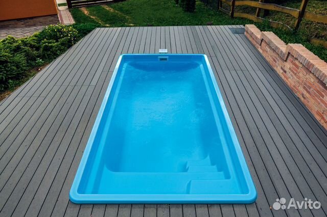 Бассейн 3х4х1,5 из полипропилена