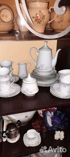 Кофейный сервиз времен СССР (22 предмета)