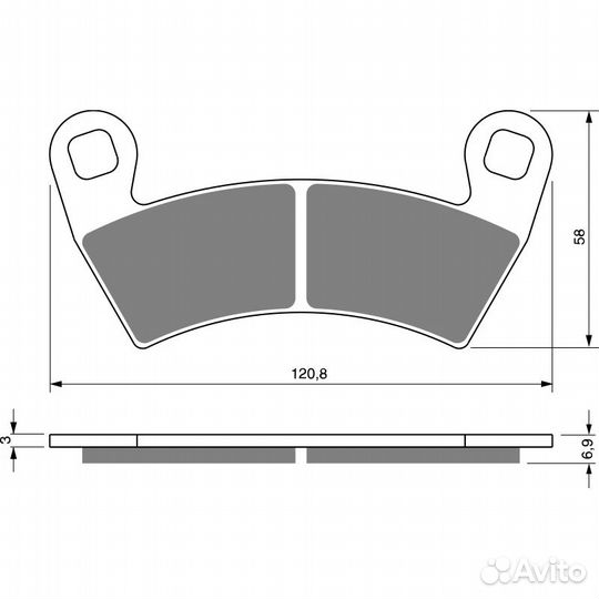 Колодки goldfren 313 S3 Чехия