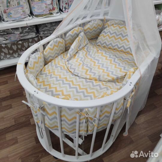 Балдахин бортик одеяло подушка кпб круг/овал