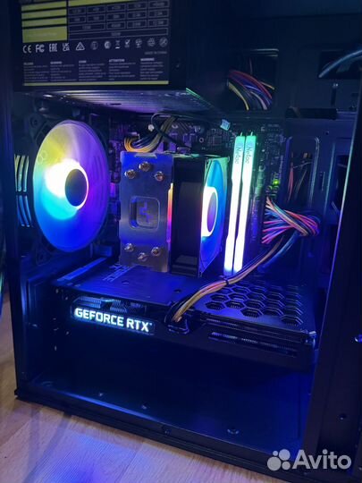 Игровой компьютер i3 12100f/rtx3060/16gb/512gb