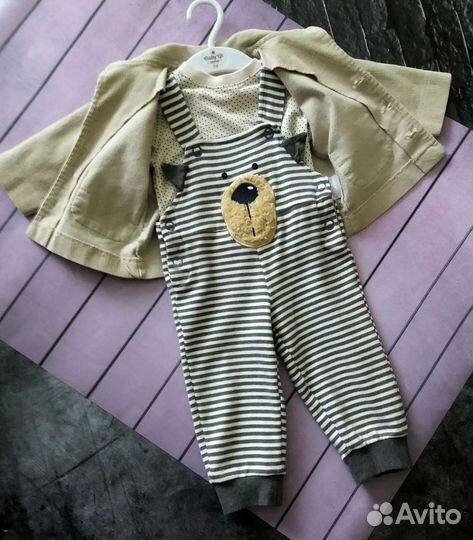 Комплект для мальчика+пиджак 74 р-р