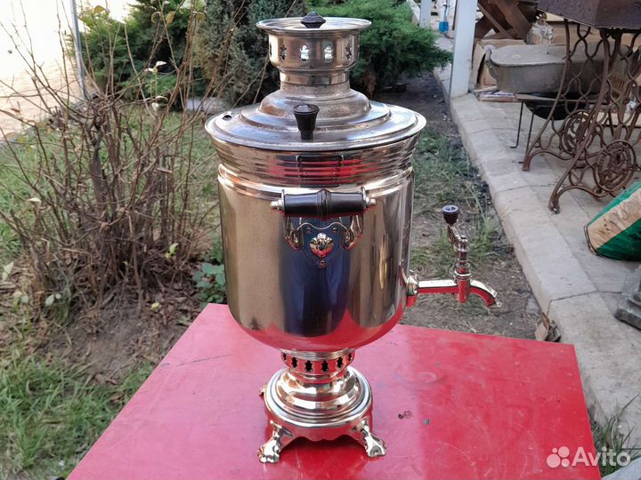 Тульский самовар на дровах