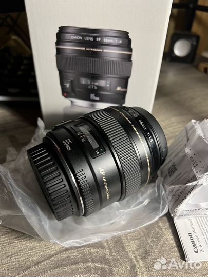 Объектив canon ef 85mm f 1.8 usm