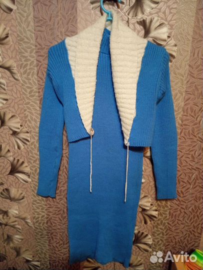 Платье вязаное женское 42 -44 размер