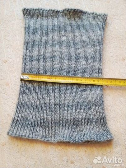 Шарф снуд вязаный