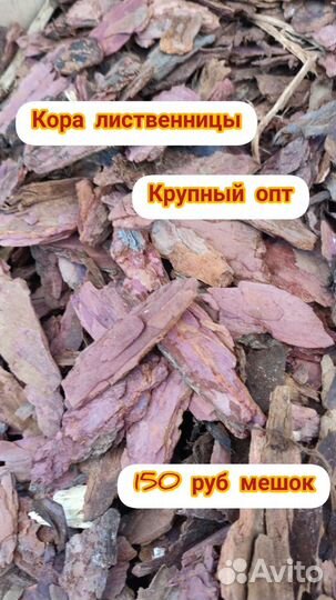 Мульча кора лиственницы