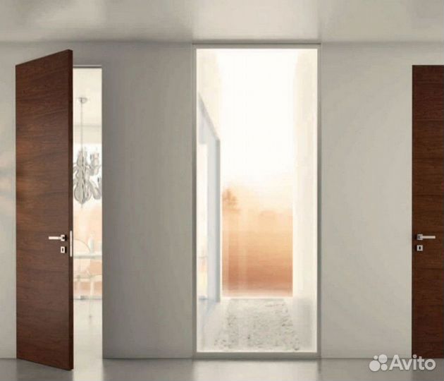 Двери скрытые межкомнатные с отделкой