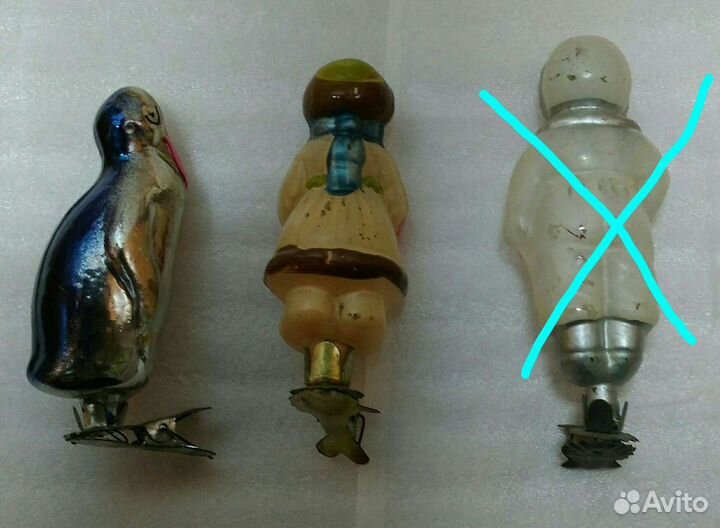 Ёлочные игрушки на прищепке