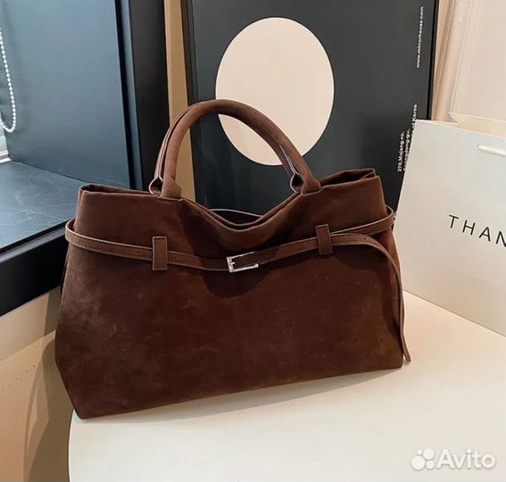 Сумка замша