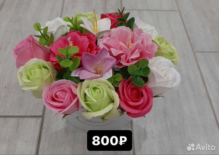 Букеты из мыла. Мыло ручной работы