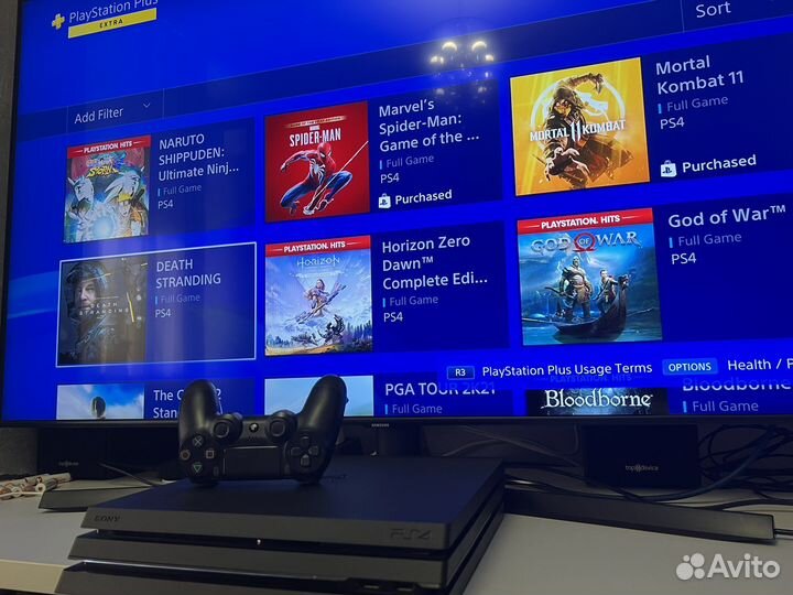 Sony PS4 Pro 1 Tb / PS Plus / 250 игр / 3я ревизия