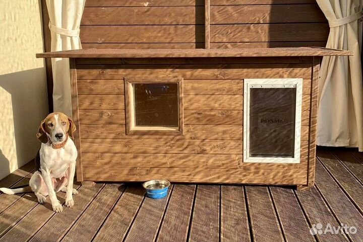 Будка для собаки утепленная с подогревом