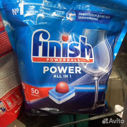 Таблетки для посудомоечных машин Finish
