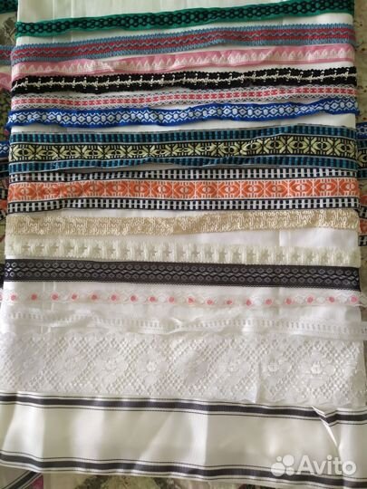 Тесьма СССР, кружево СССР, ленты капроновые СССР