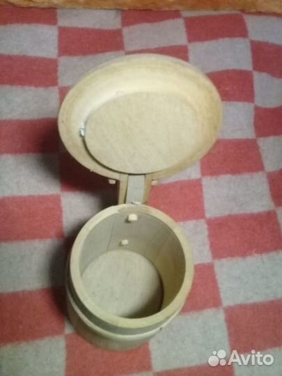 Кружка деревянная декоративная