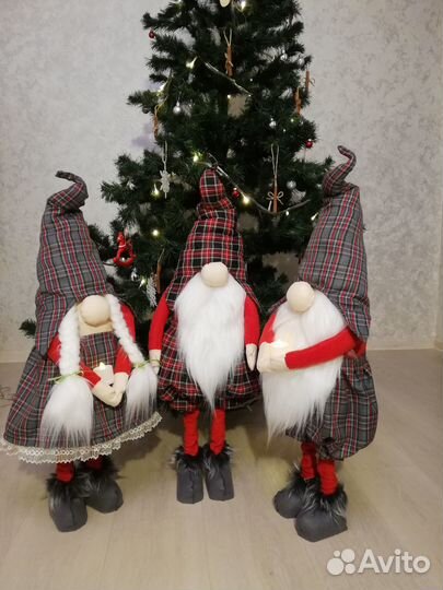 Ручная работа скандинавский гном 70см