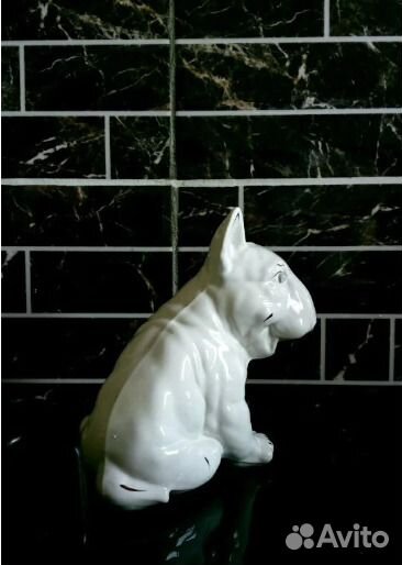 Бультерьер фигурка керамическая