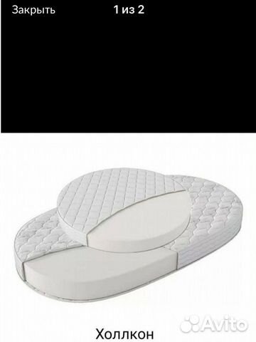 Матрас на круглую кроватку