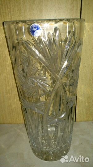 Ваза хрусталь
