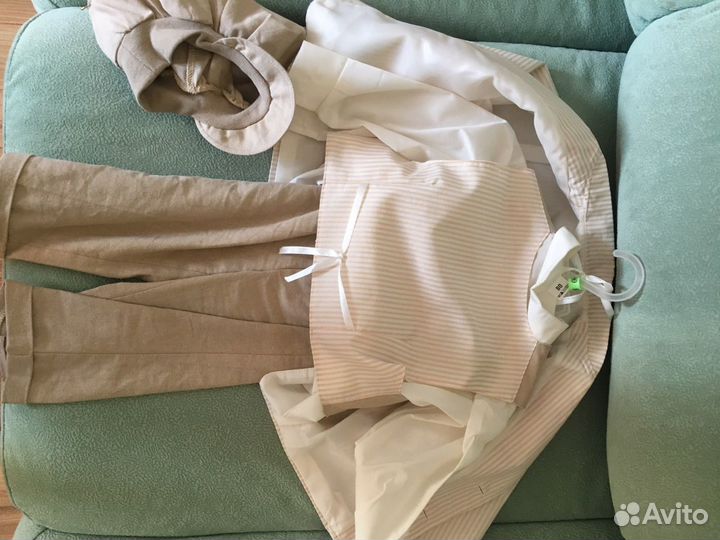 Костюм-тройка с кепи на годовалого малыша