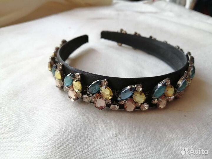 Ободок для волос ручной работы