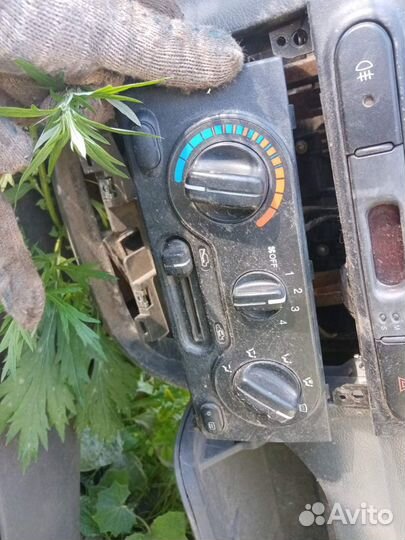 Блок управления отопителем chevrolet lanos