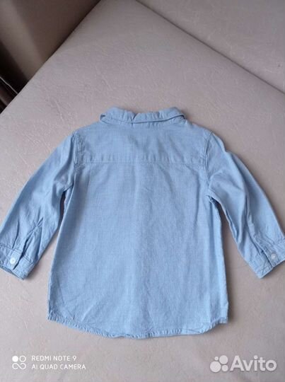 Рубашка на мальчика размер 74