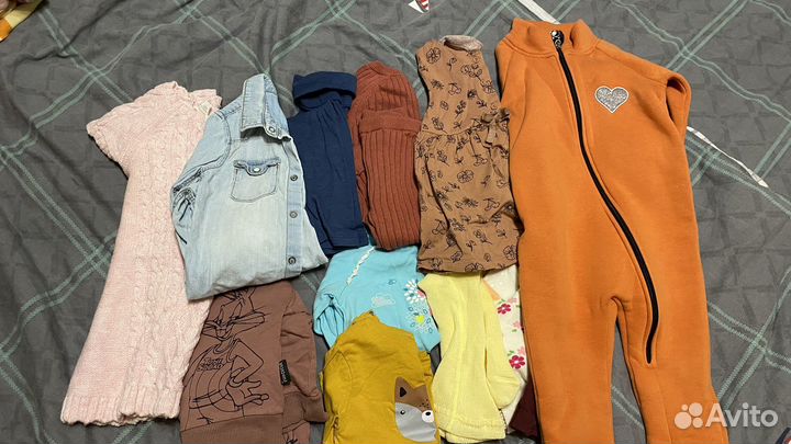 Вещи пакетом на девочку 1 год