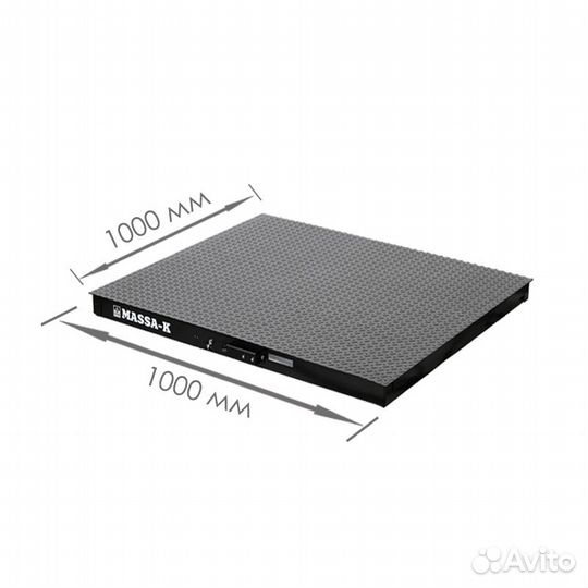 Весы платформенные до 500кг масса-к 1000х1000мм